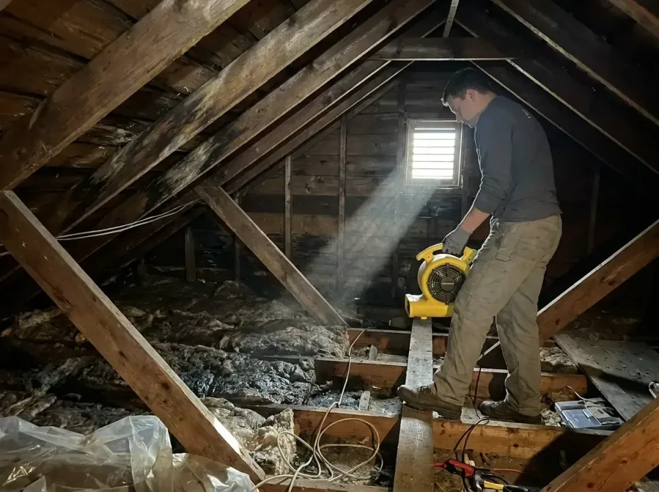 attic-water-damage-drying-proc-007 — frequently asked questions, Emergency Water Extraction & 24/7 Flood Response in Clyde,…